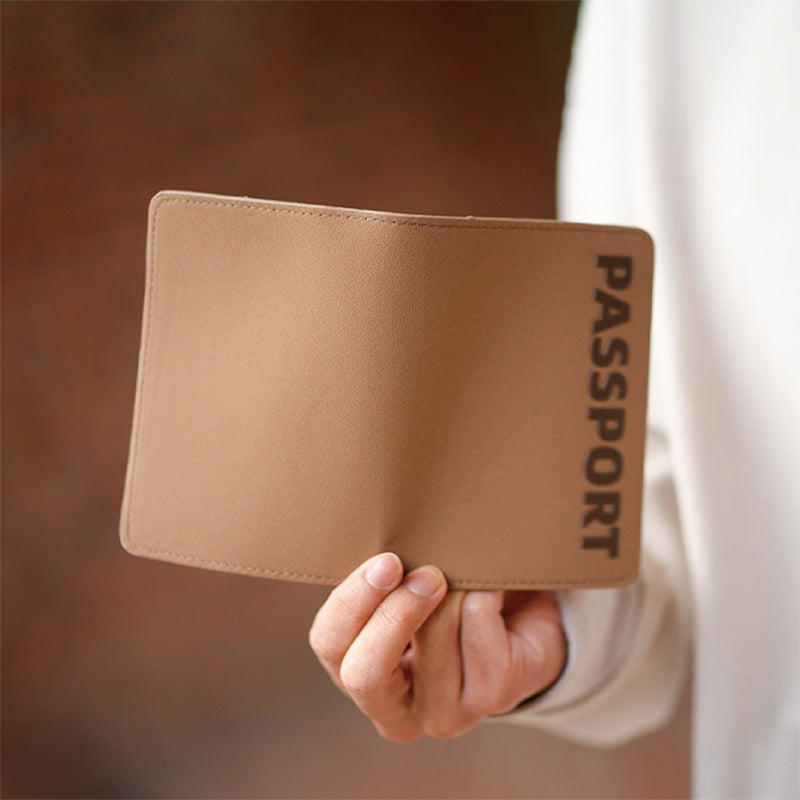 Coconut Recycled Leather Passport Holder