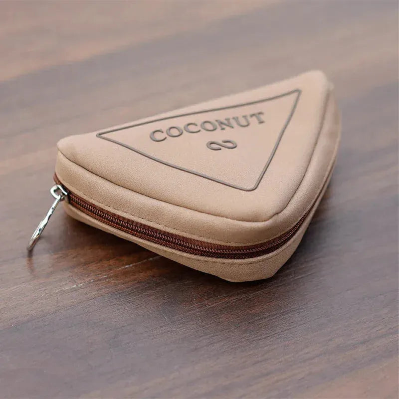 Coconut Reclaimed Portable AirPods Case - Coconut Reclaimed Mycelium Leather Protective Case