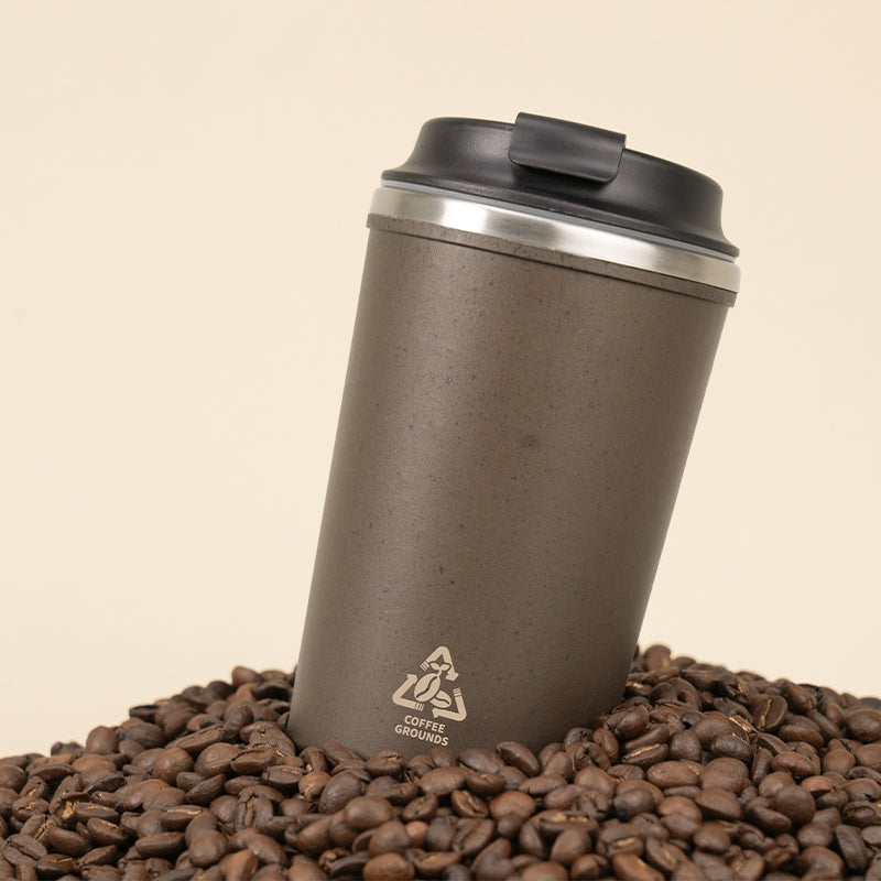 Coffee Grounds Insulated Cup