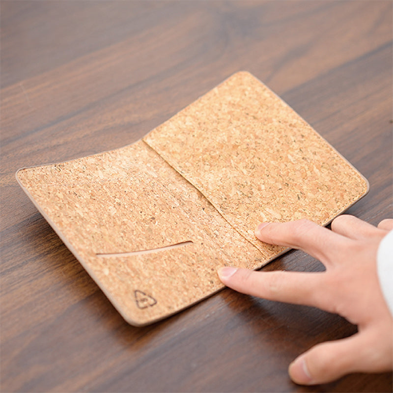 Coconut Recycled Leather Passport Holder