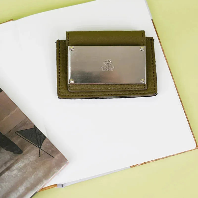 AppleSkin Reclaimed Mycelium Leather Card Holder