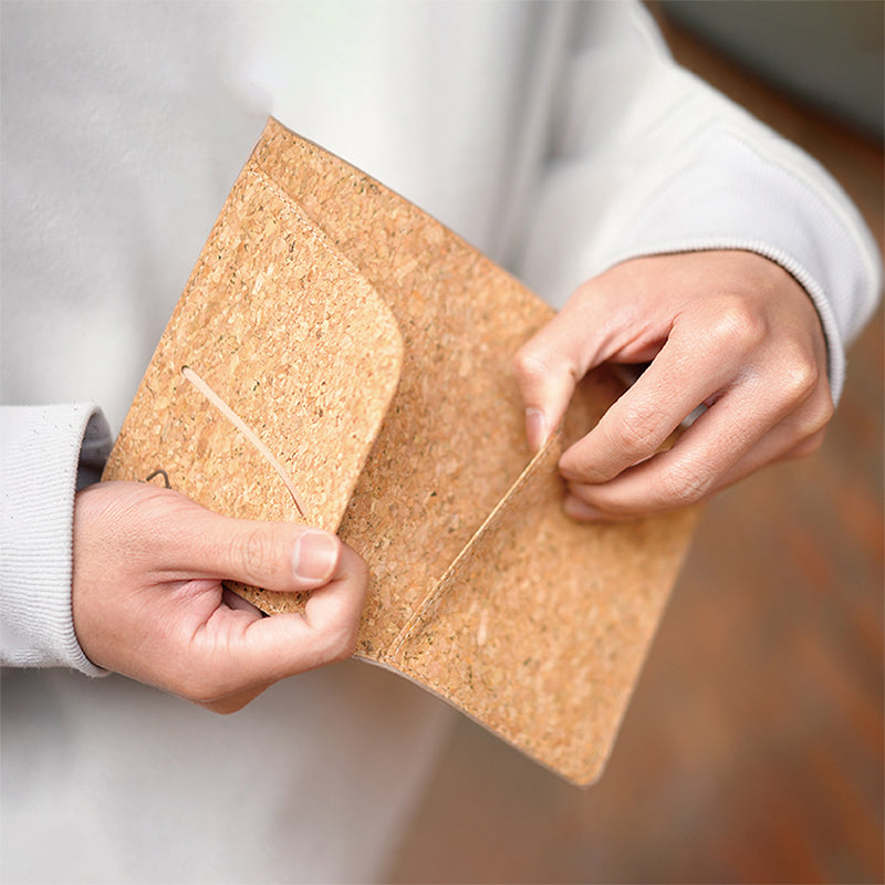 Coconut Recycled Leather Passport Holder