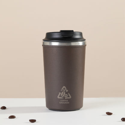 Coffee Grounds Insulated Cup