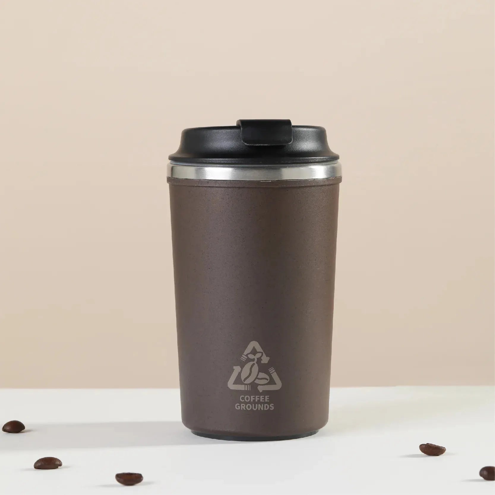 Coffee Grounds Insulated Cup