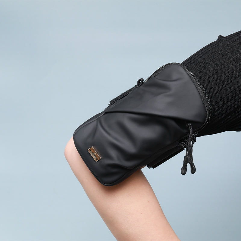 Mushroom Leather Arm Bag & Crossbody (Two-Way Design)