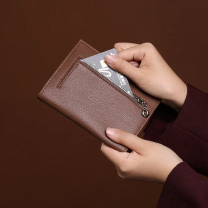 Mushroom Biobased Multi-Function Passport Holder - Mycelium Leather Travel Wallet