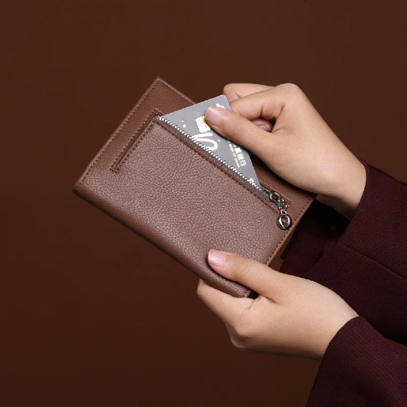 Mushroom Biobased Multi-Function Passport Holder - Mycelium Leather Travel Wallet