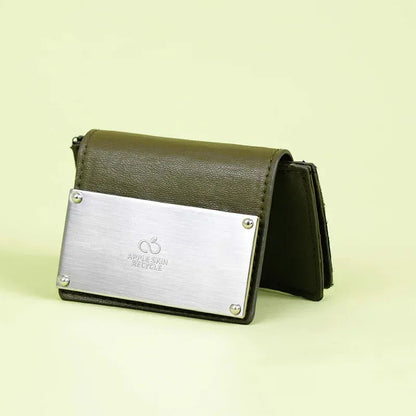 AppleSkin Reclaimed Mycelium Leather Card Holder