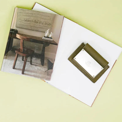 AppleSkin Reclaimed Mycelium Leather Card Holder