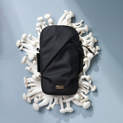 Mushroom Leather Arm Bag & Crossbody (Two-Way Design)