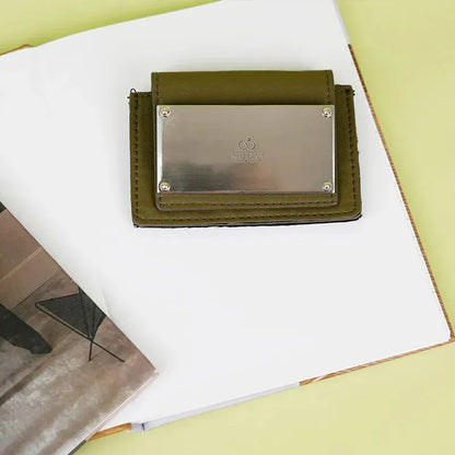 AppleSkin Reclaimed Mycelium Leather Card Holder