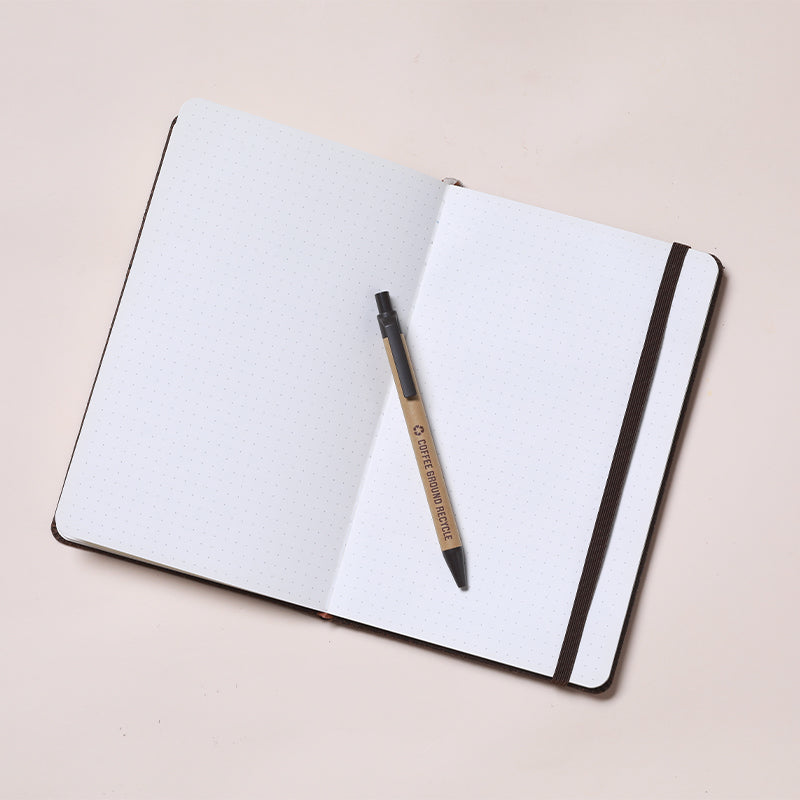 Notebook Made from Coffee Grounds