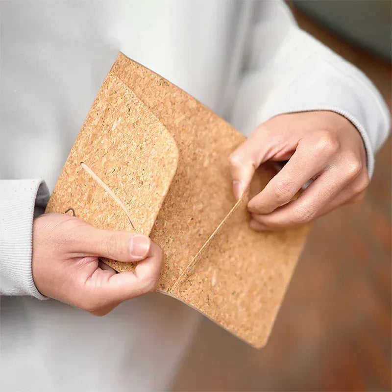 Coconut Reclaimed Passport Cover - Coconut Reclaimed Mycelium Leather Passport Cove