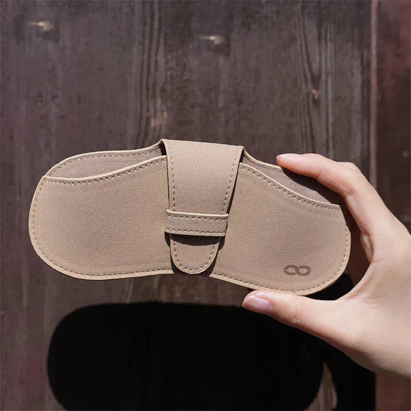 Coconut Reclaimed Glass Case - Coconut Reclaimed Mycelium Leather Eyewear Case
