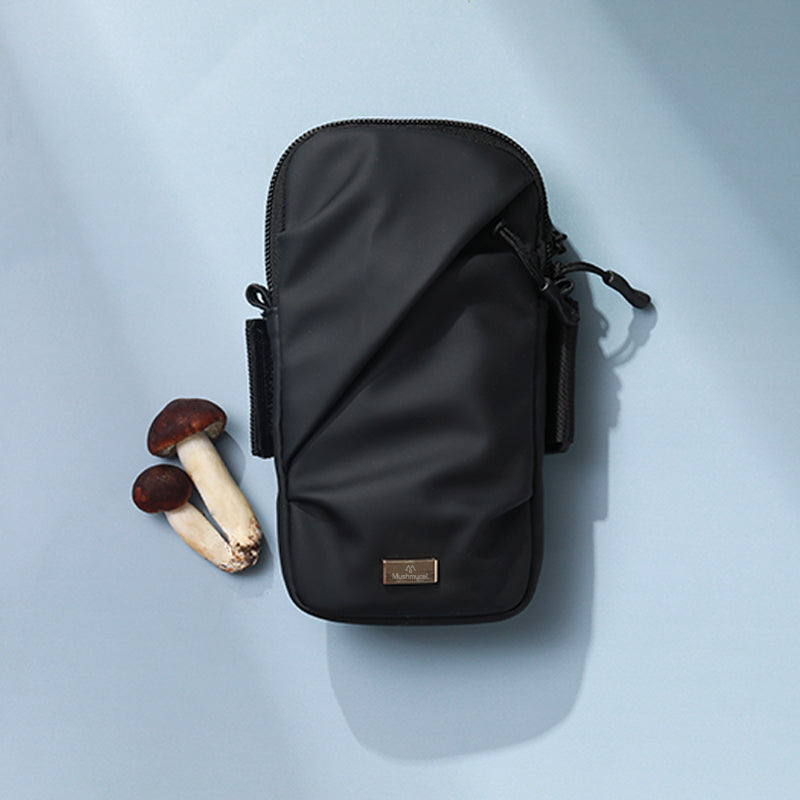 Mushroom Leather Arm Bag & Crossbody (Two-Way Design)