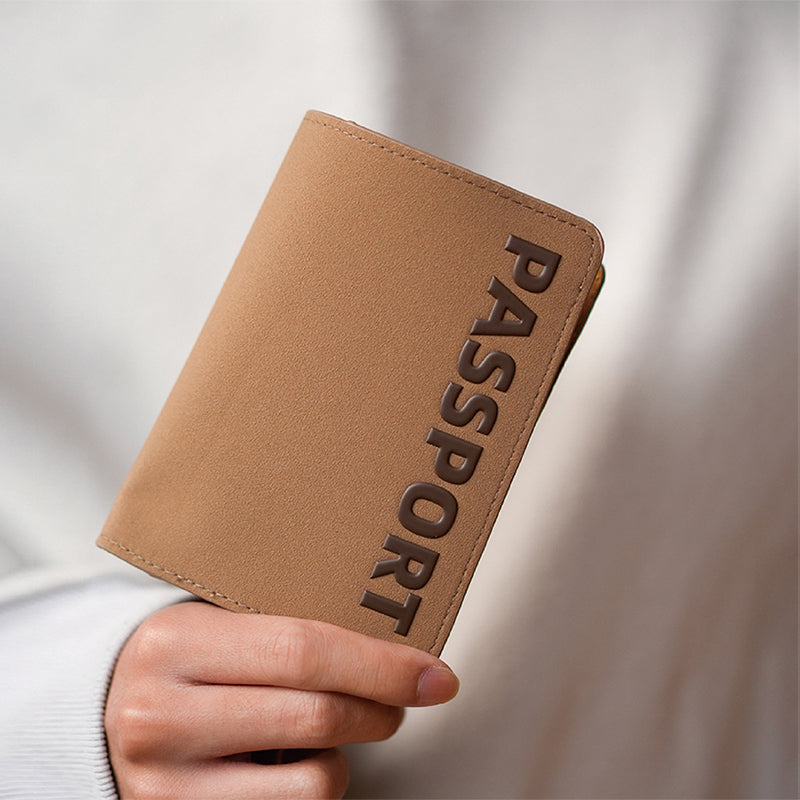 Coconut Recycled Leather Passport Holder