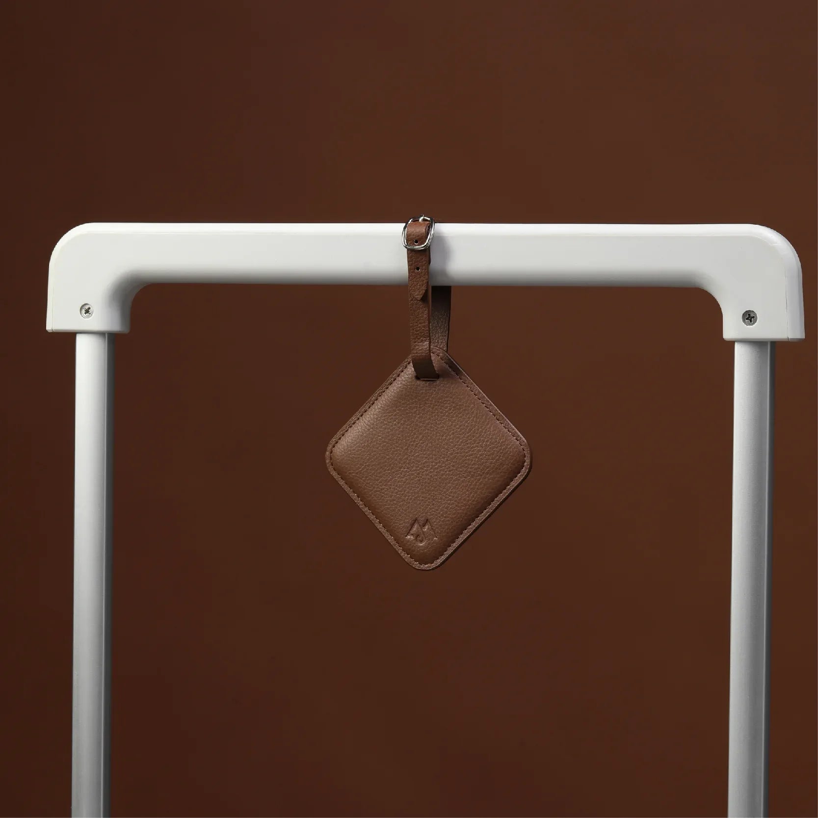 Mushroom Biobased Luggage Tag - Mycelium Leather Travel Tag