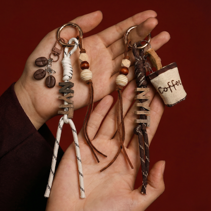 Eco-Coffee Grounds Leather DIY Charm