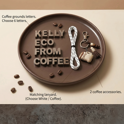 Eco-Coffee Grounds Leather Tote Bag (Includes FREE DIY Charm)